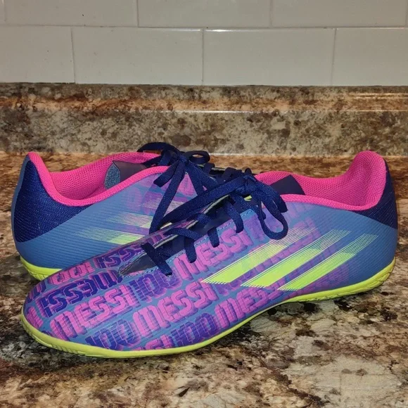 adidas gazelle silver green womens Gazelle Messi Indoor Soccer Shoes main image 1